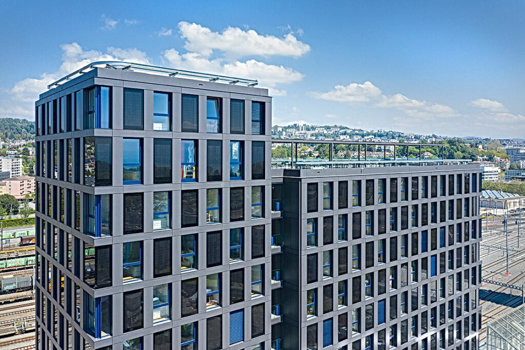 Le Silo bleu", Renens
