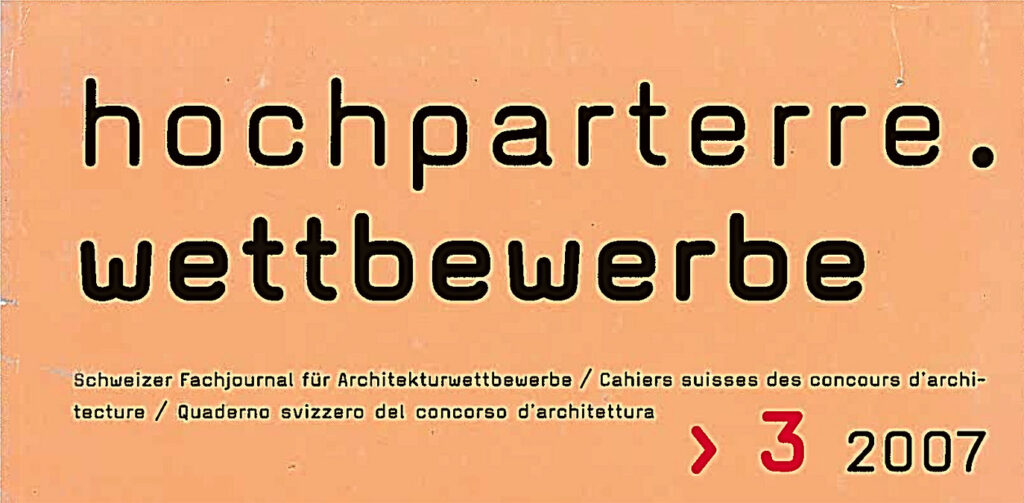 Hochparterre Wettbewerbe 3/2007 Ecol
