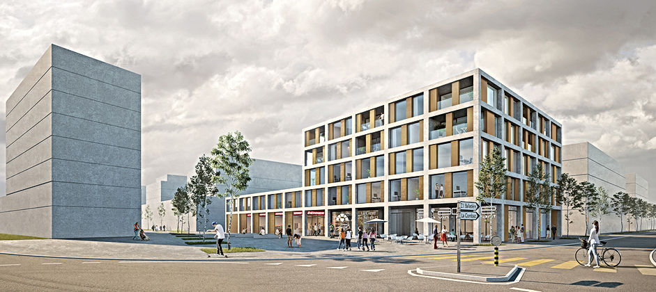 Appartements, bureaux, commerces, Gland