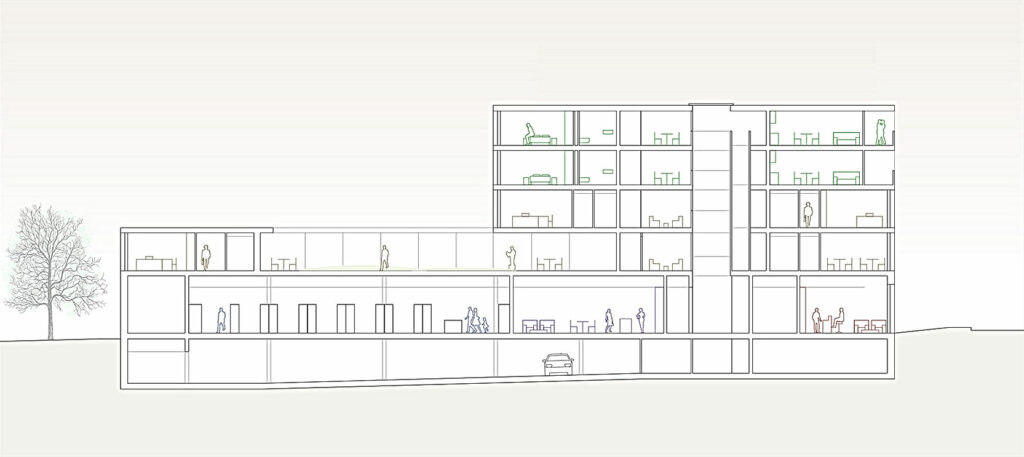 Appartements, bureaux, commerces, Gland