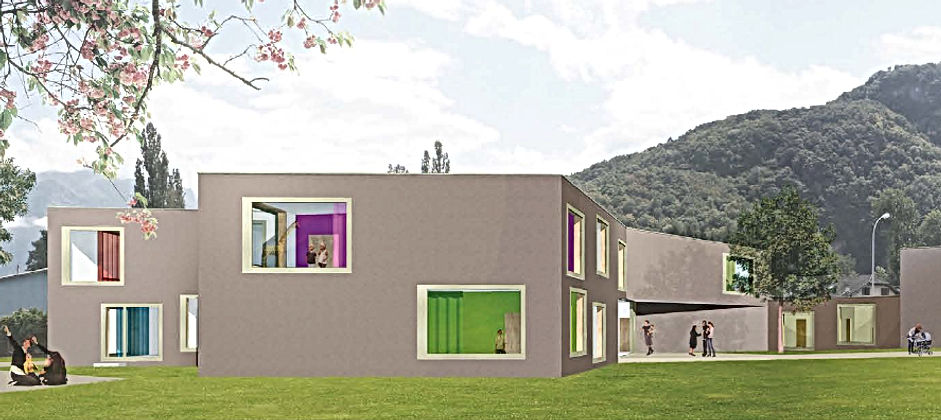 Crèche et vestiaires, Collombey-Muraz